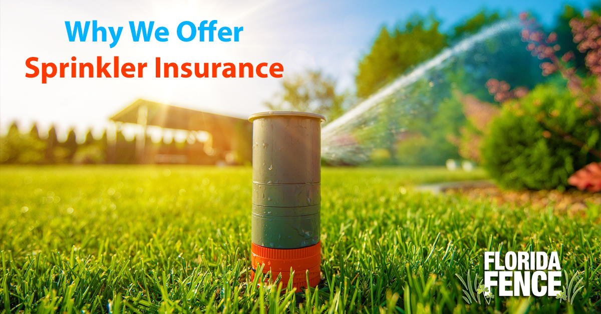 Sprinkler Insurance: Why We Offer It!