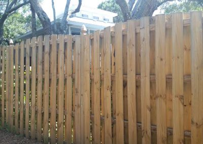 wood fence